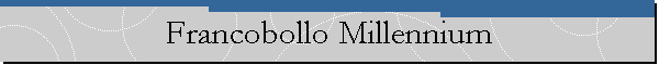 Francobollo Millennium